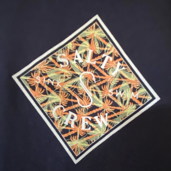 Salty Crew Men’s Navy Long-sleeve T-Shirt Size 2X - Picture 2 of 9